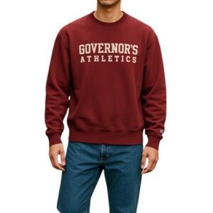 VINTAGE Champion Men’s Reverse Weave Governors’s Athletics Graphic Sweatshirt L